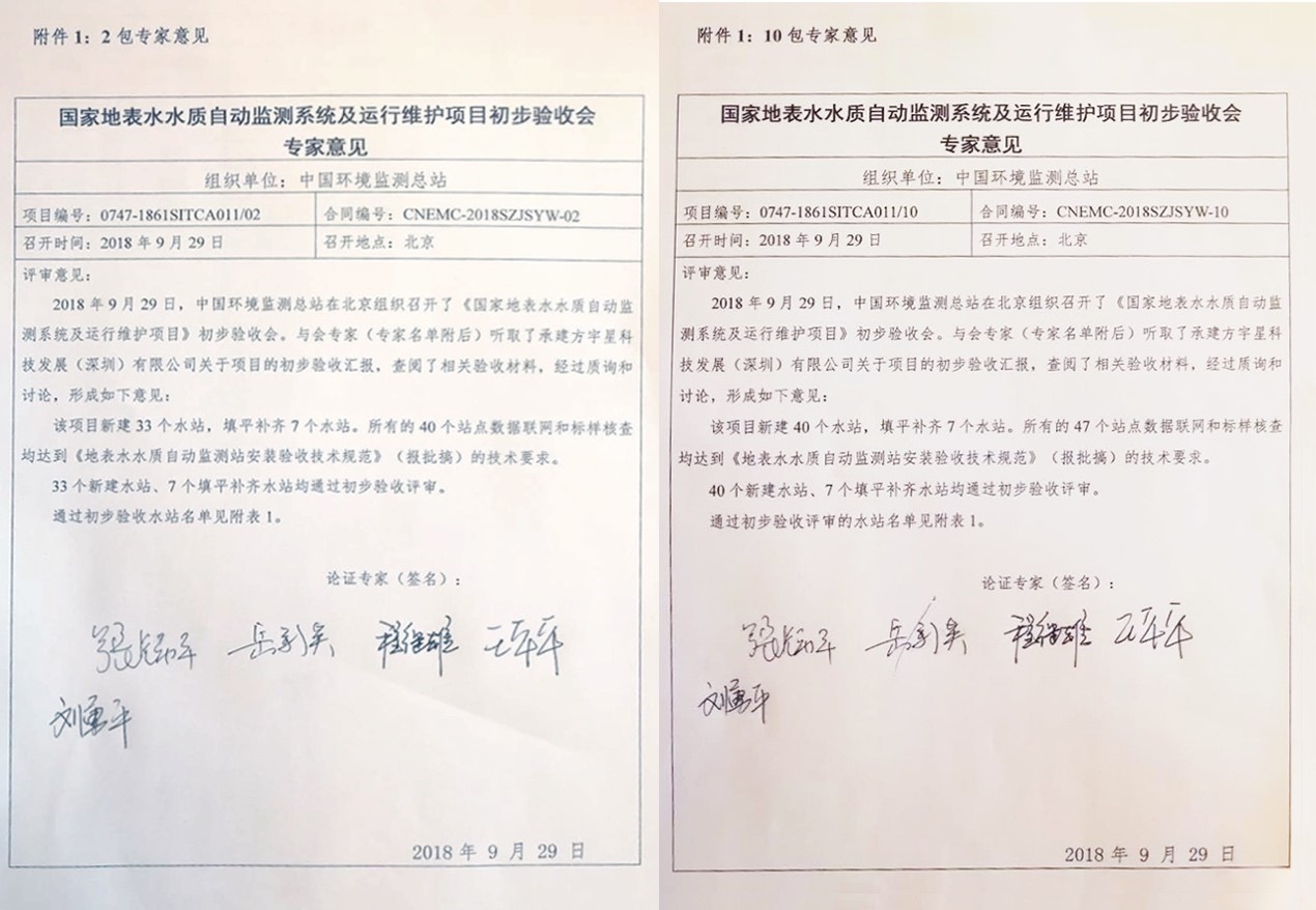 “高标准、严要求”—尊龙凯时环境全资子公司宇星科技顺利通过国家水站项目初验